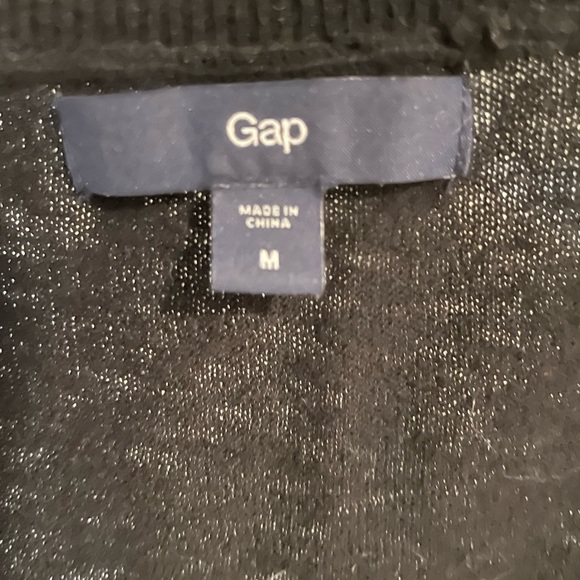 Gap v neck fitted knit pullover cotton wool blend size medium - Picture 3 of 3